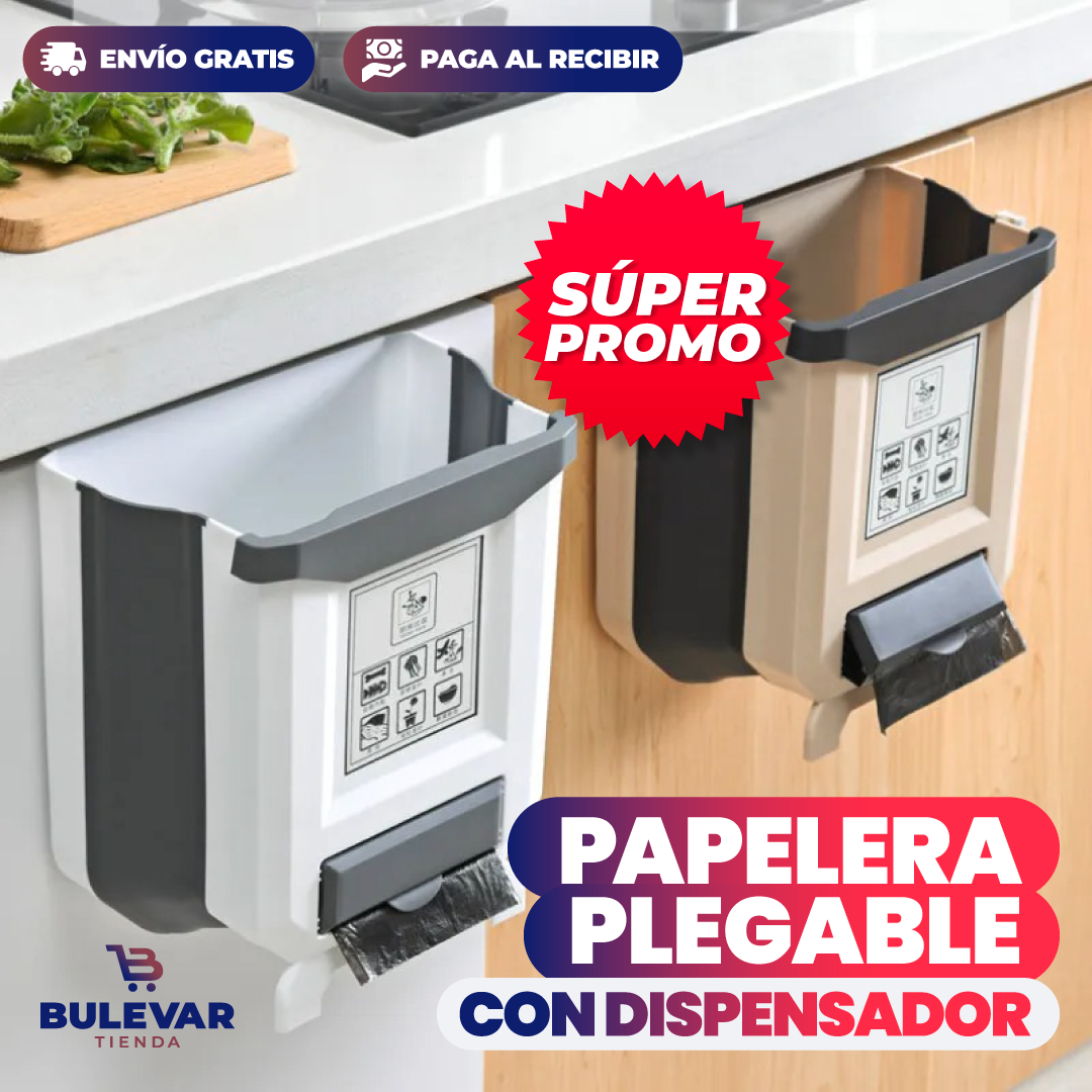 Papelera plegable sale