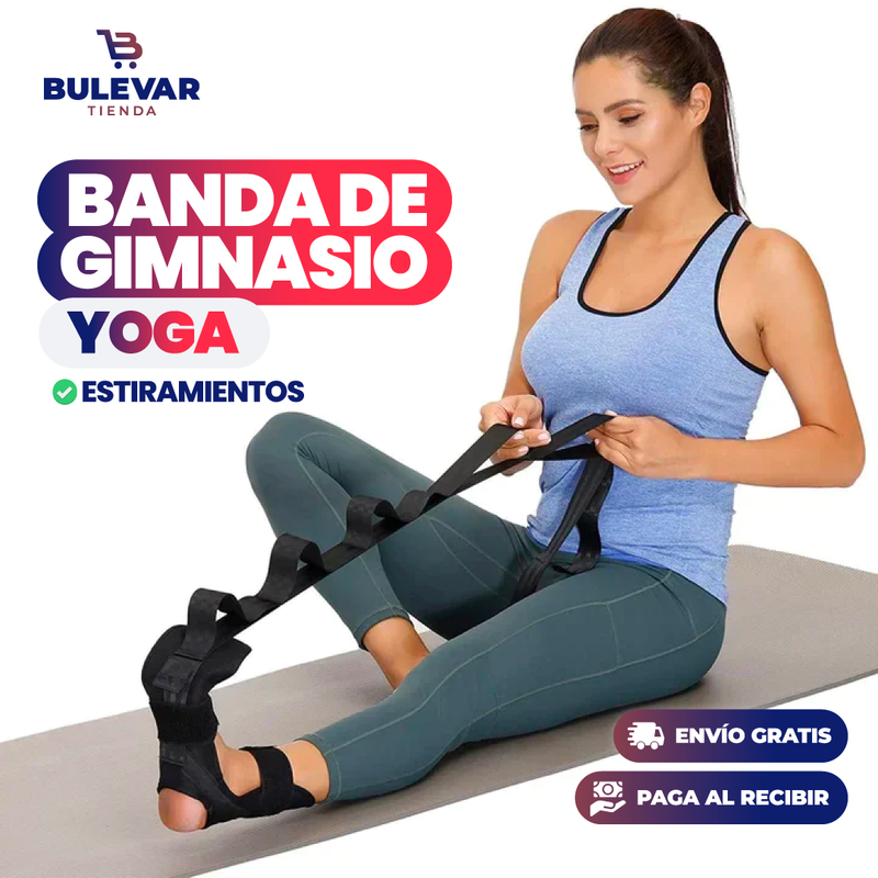 BANDA DE GIMNASIO PARA YOGA Y ESTIRAMIENTOS