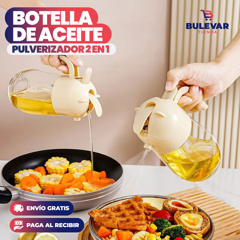 BOTELLA ACEITERA EN SPRAY 2 EN 1