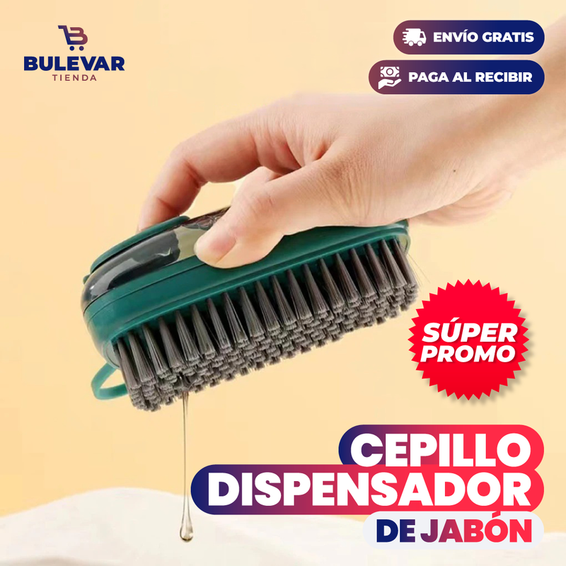 CEPILLO CON DISPENSADOR INTEGRADO