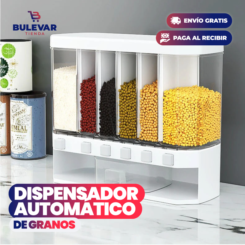 DISPENSADOR AUTOMÁTICO DE GRANOS PARA COCINA