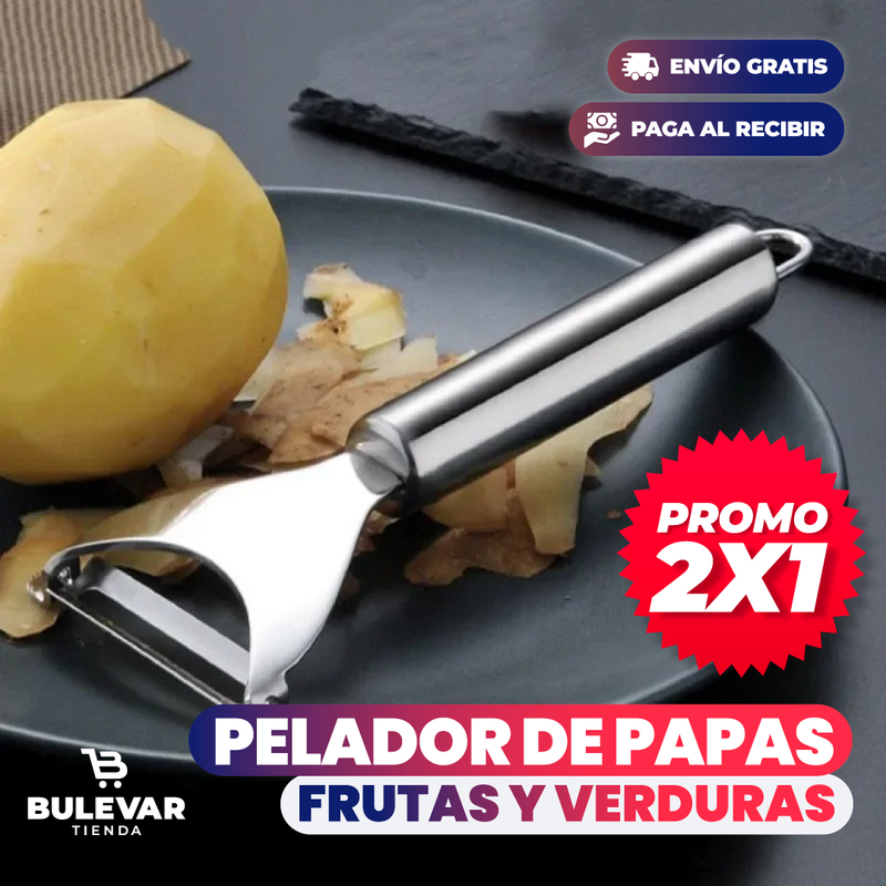 PROMO X 2 PELADOR DE PAPAS Y VERDURAS MULTIFUNCIONAL