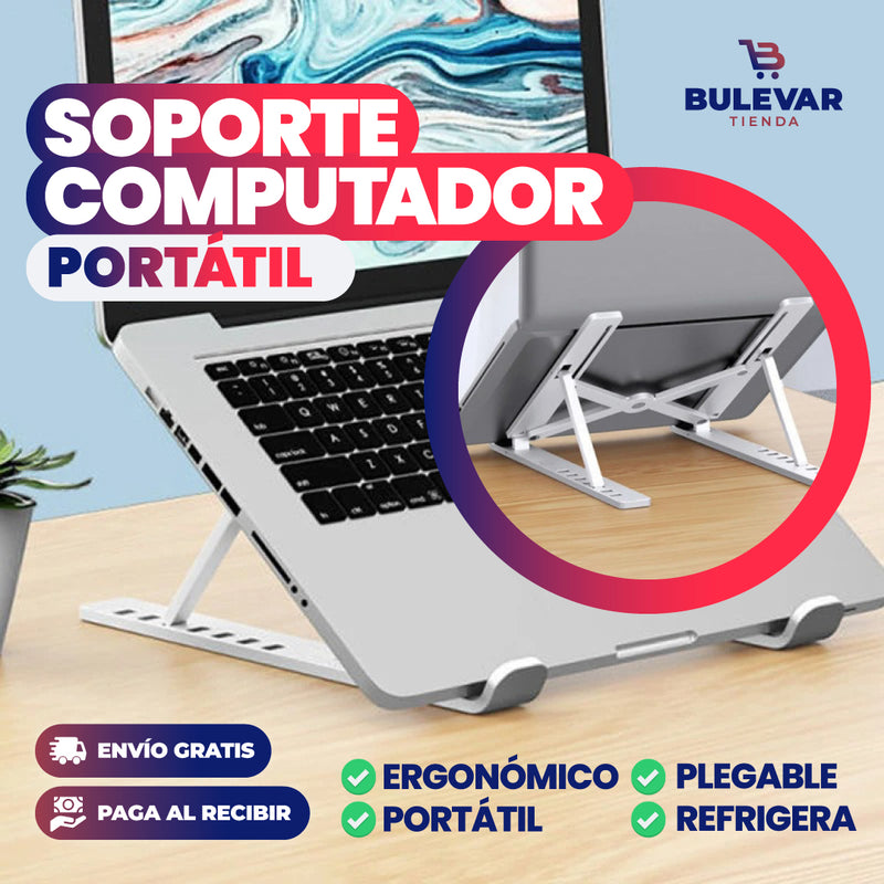 SOPORTE PLEGABLE PARA COMPUTADOR PORTÁTIL