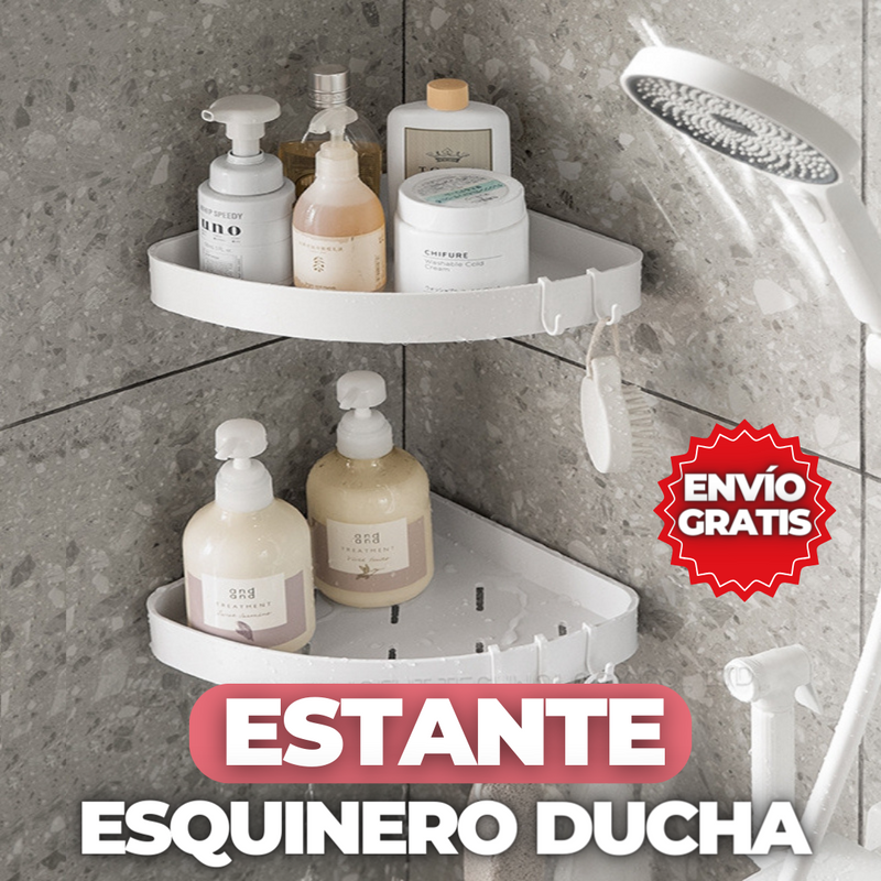 ESTANTE ESQUINERO PARA BAÑO 🛁