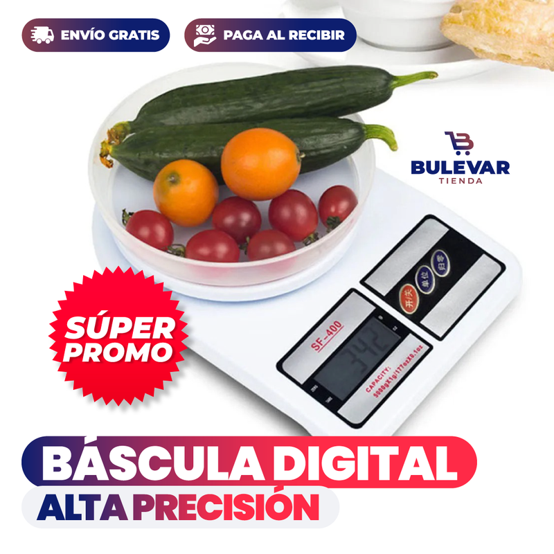 BÁSCULA DIGITAL ALTA PRECISIÓN 10KG