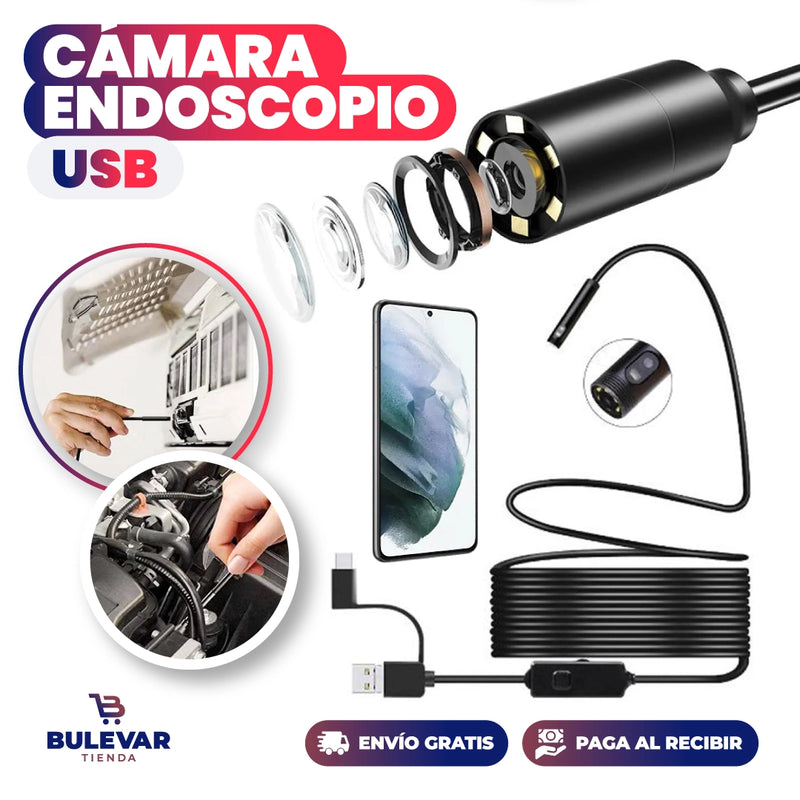 CÁMARA ENDOSCOPIO USB PARA CELULAR