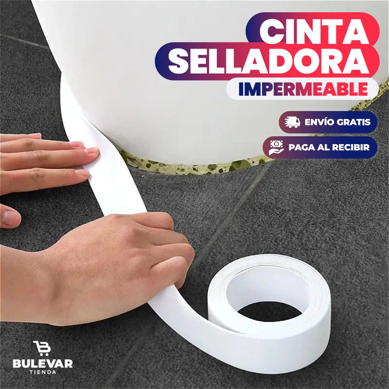 CINTA DE SELLADO IMPERMEABLE PARA BAÑO Y COCINA