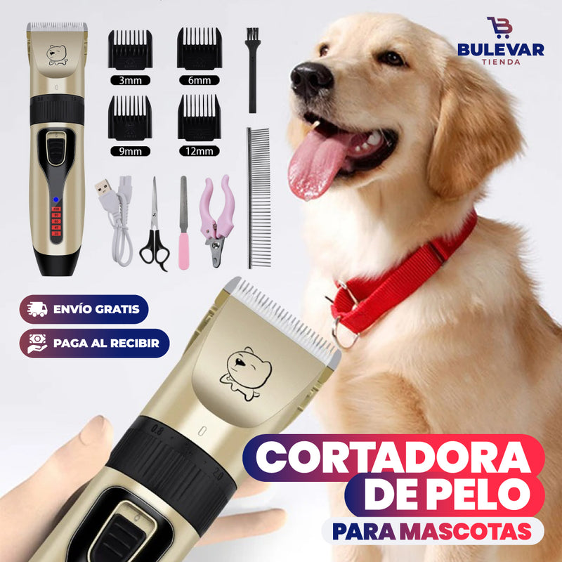 CORTADORA DE PELO ELÉCTRICA PARA PERROS Y GATOS