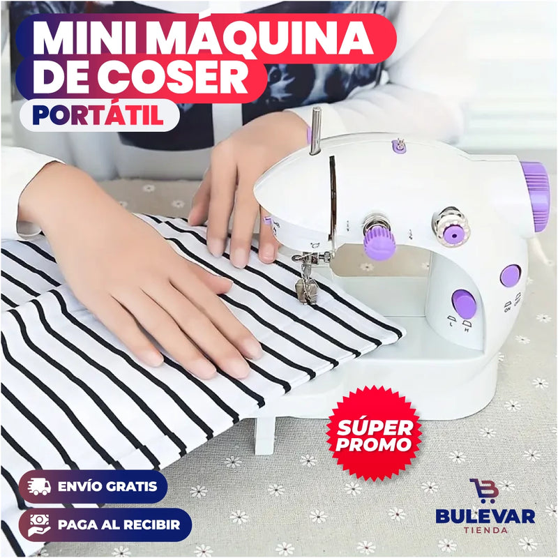 MINI MÁQUINA DE COSER PORTÁTIL