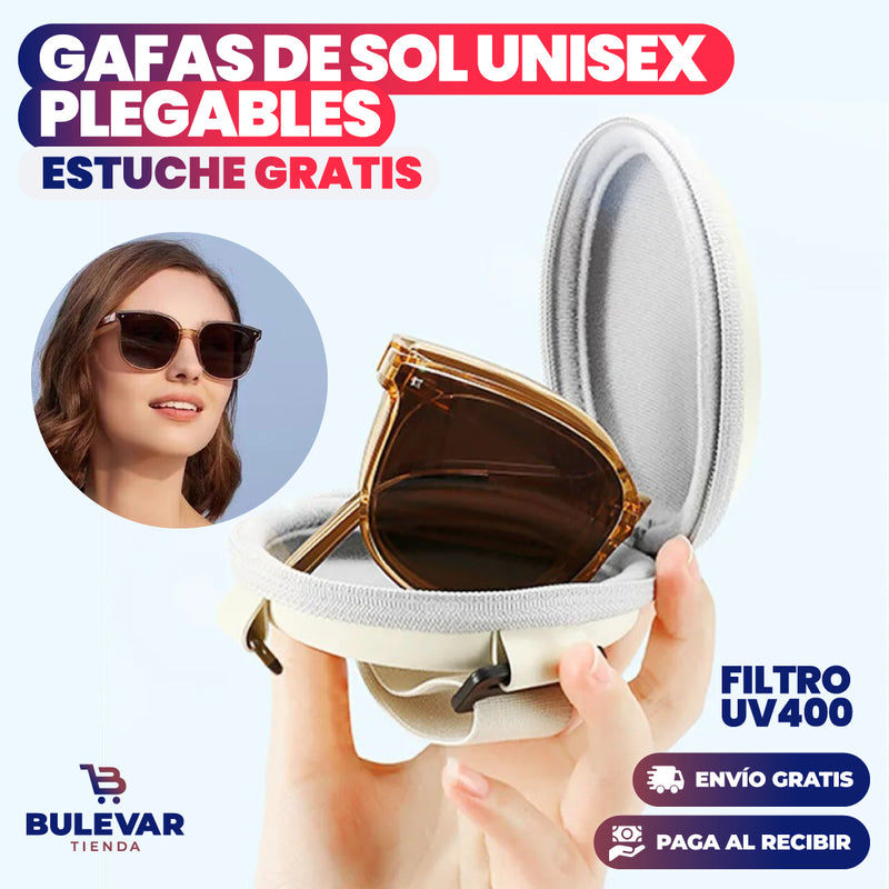 GAFAS DE SOL PLEGABLE RETRO + ESTUCHE GRATIS