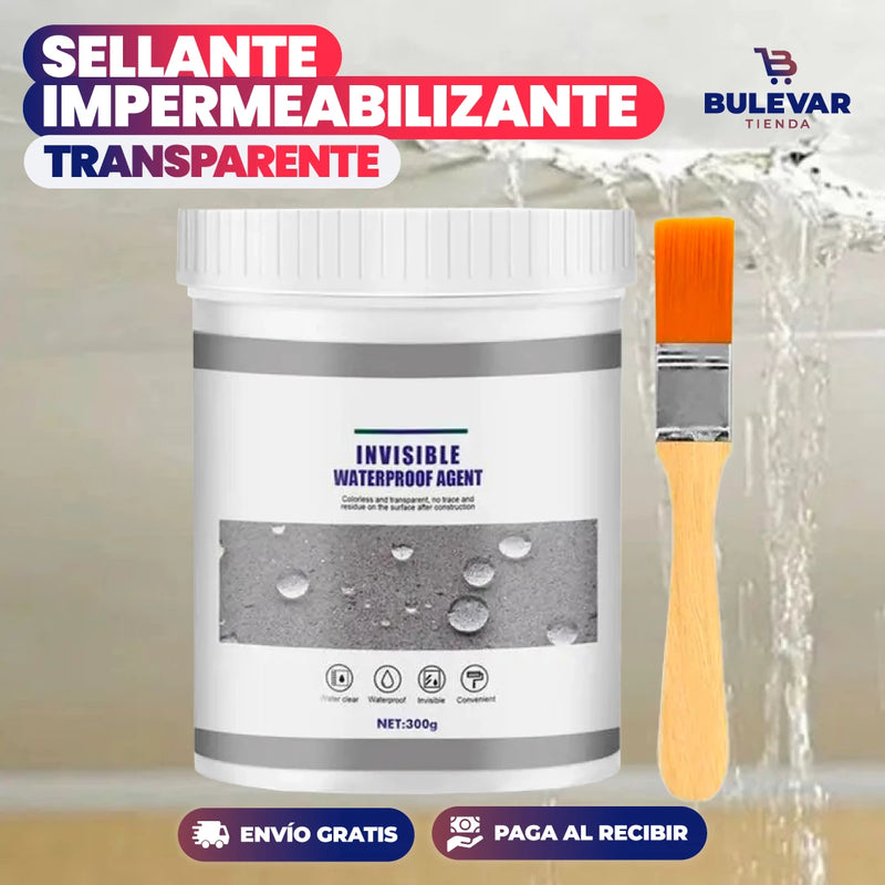 SELLANTE IMPERMEABILIZANTE TRANSPARENTE 300g y 1000g