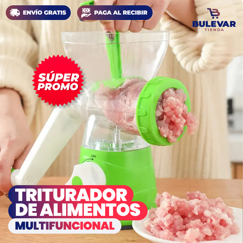 TRITURADOR DE ALIMENTOS MANUAL MULTIFUNCIONAL