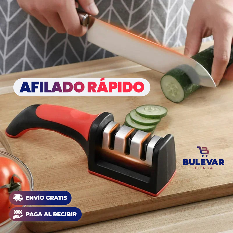 AFILADOR DE CUCHILLOS DE 3 PASOS