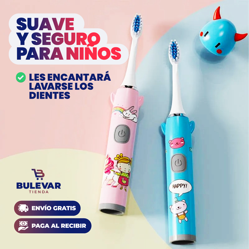 CEPILLO DE DIENTES ELÉCTRICO PARA NIÑOS