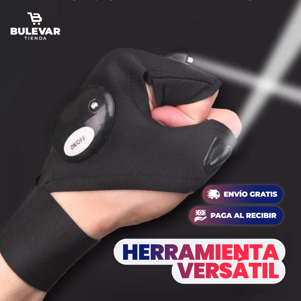 Par de 2 guantes con linterna LED, guantes de pesca al aire libre y destornillador para reparaciones y trabajos en lugares oscuros, regalos | Leroy Merlin Par de 2 guantes con linterna LED, guantes de pesca al aire libre y destornillador para reparaciones y trabajos en lugares oscuros, regalos | Leroy Merlin