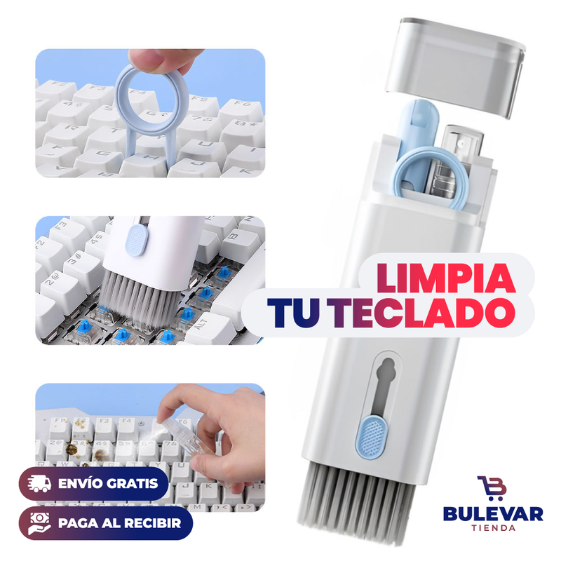 KIT DE LIMPIEZA 7 EN 1 PARA DISPOSITIVOS ELECTRÓNICOS