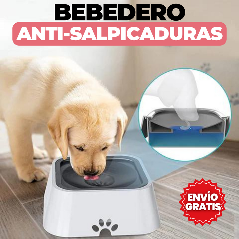 BEBEDERO PARA MASCOTA ANTIDERRAMES 🐱🐶