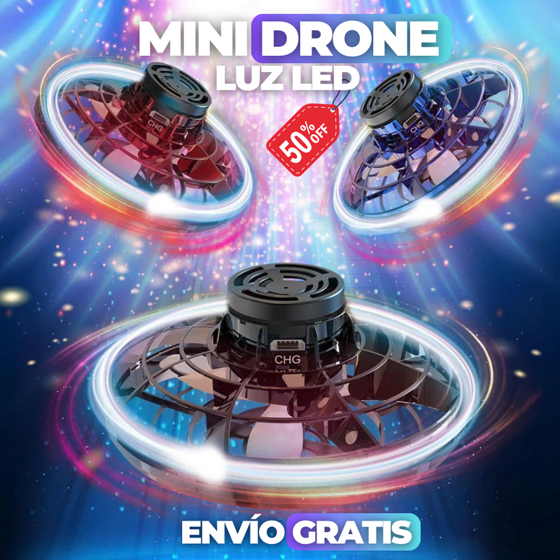 MINI DRONE CON LUZ LED