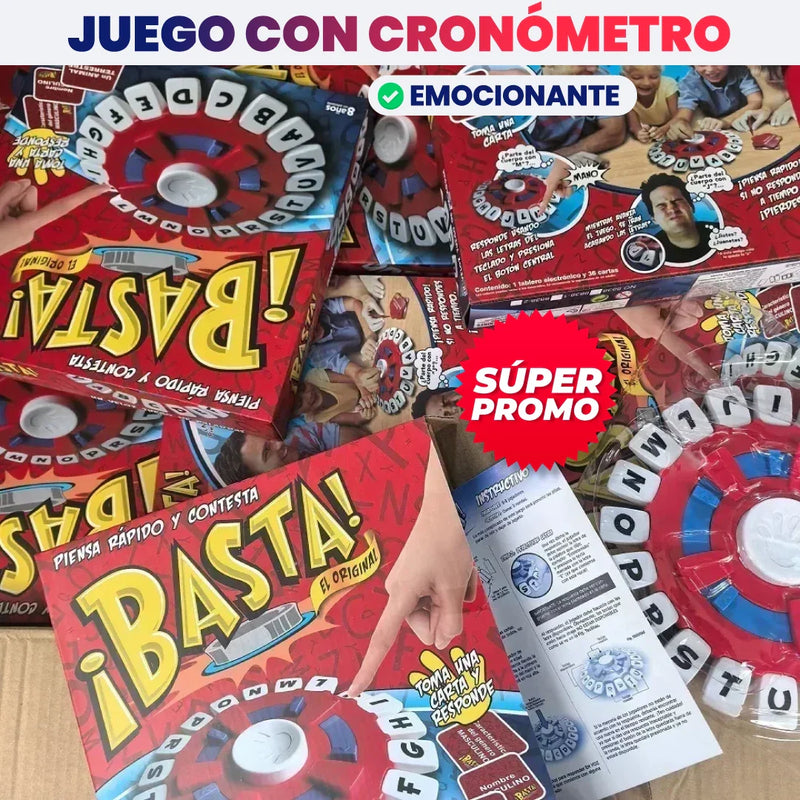 ¡BASTA YA! - JUEGO DE PALABRAS RÁPIDO, EDUCATIVO Y DIVERTIDO.