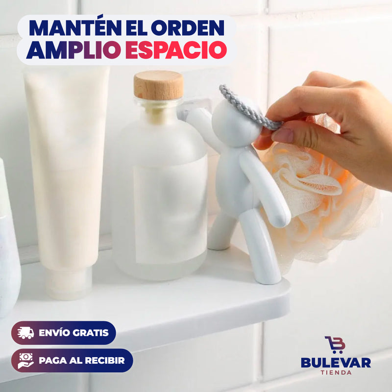 2X1 ESTANTE DE BAÑO ORGANIZADOR ADHESIVO