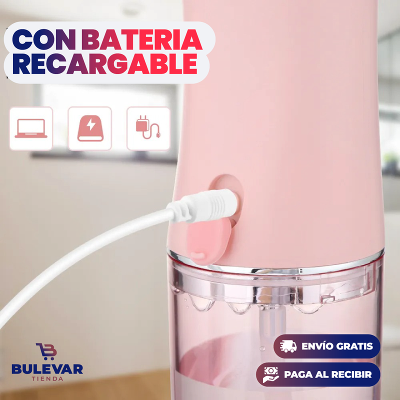 LIMPIADOR DENTAL, IRRIGADOR ORAL RECARGABLE