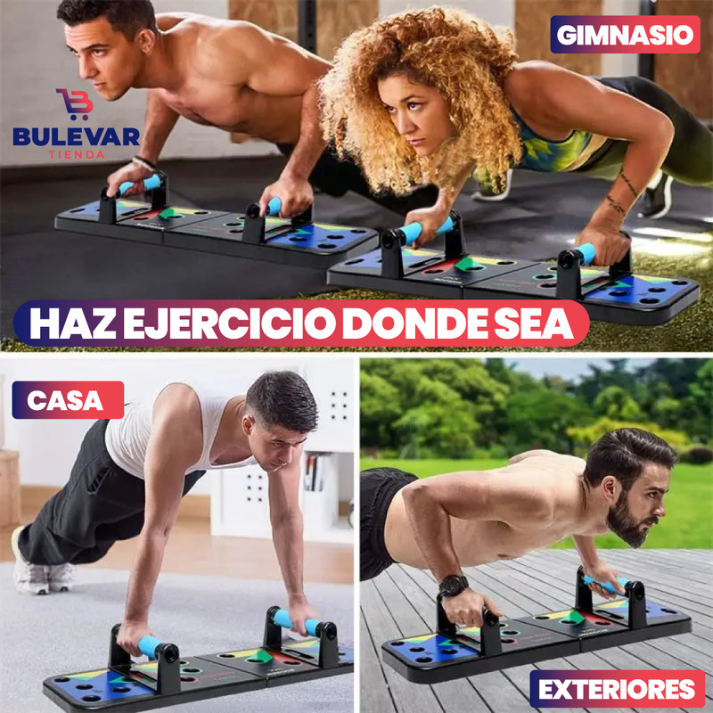 TABLA DE FLEXIONES 9 EN 1 PARA CULTURISMO, GIMNASIO EN CASA