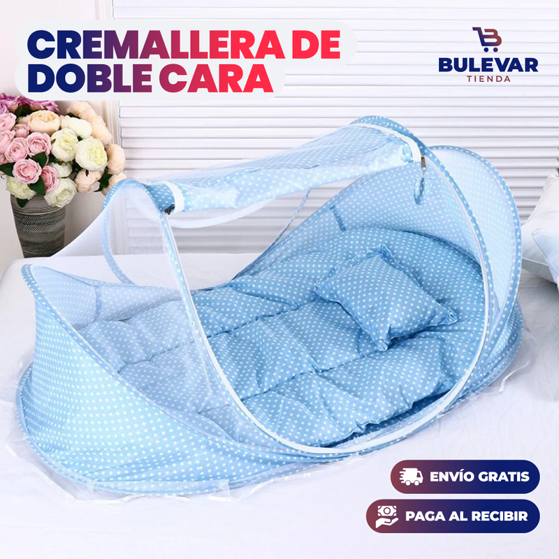 MOSQUITERA PLEGABLE PARA CUNA DE BEBÉS 0 A 3 AÑOS