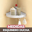 ESTANTE ESQUINERO PARA BAÑO 🛁