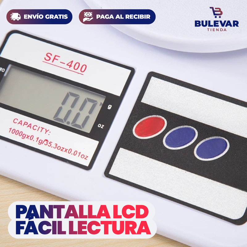 BÁSCULA DIGITAL ALTA PRECISIÓN 10KG