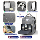 PAÑALERA MULTIFUNCIONAL CON CAMA PLEGABLE PARA BEBÉ