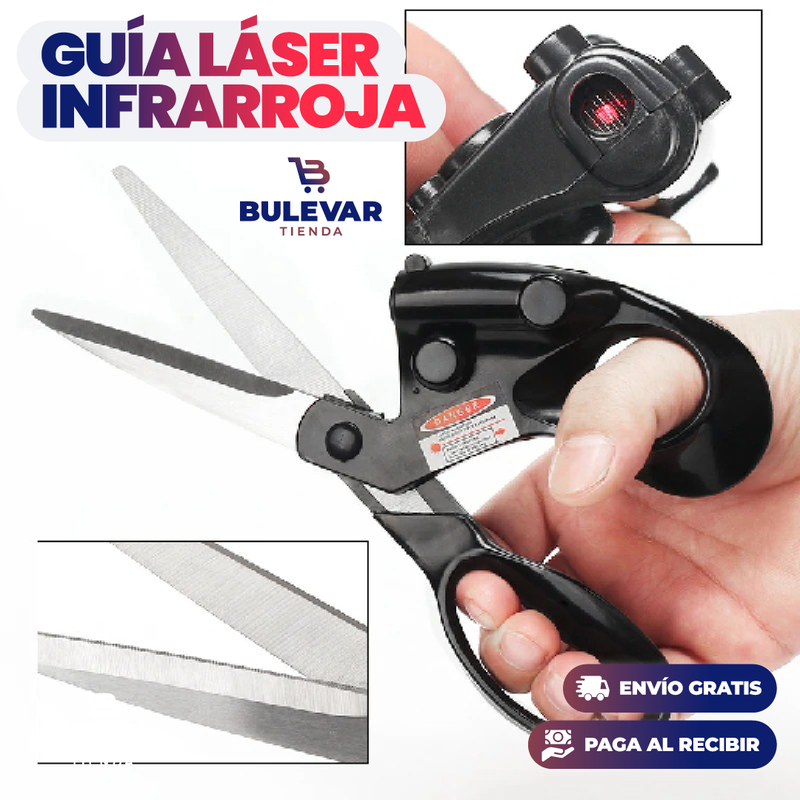 TIJERAS DE COSTURA CON GUÍA LÁSER