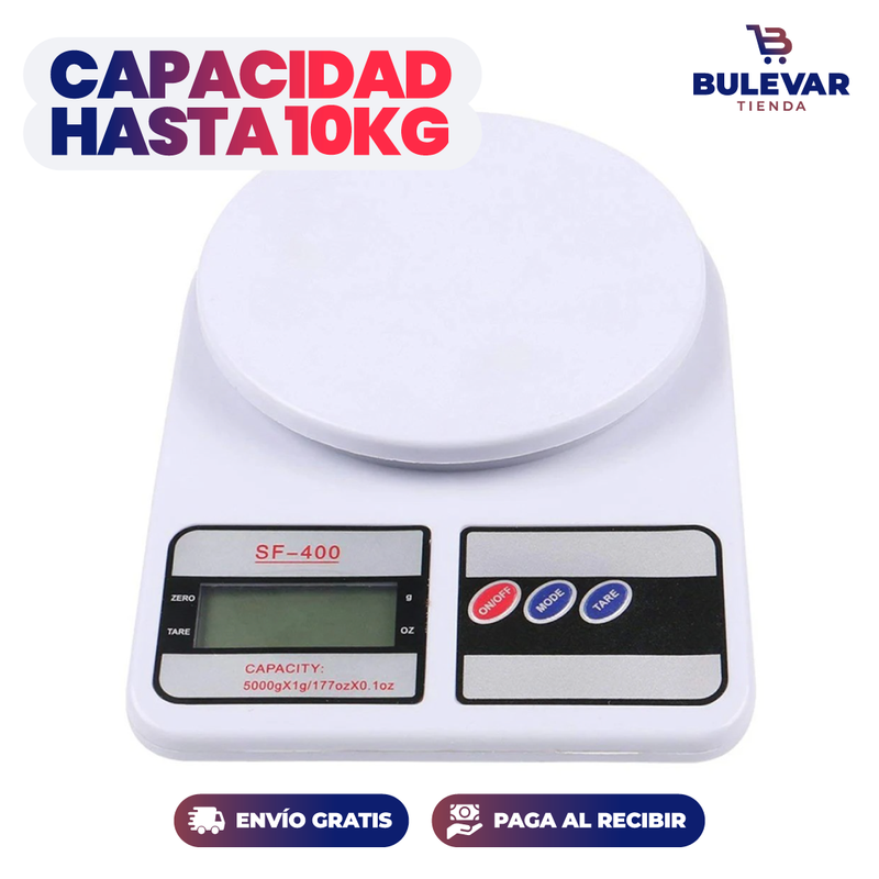 BÁSCULA DIGITAL ALTA PRECISIÓN 10KG