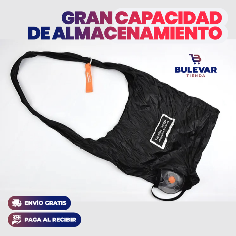 BOLSA PLEGABLE ECOLÓGICA PARA COMPRA