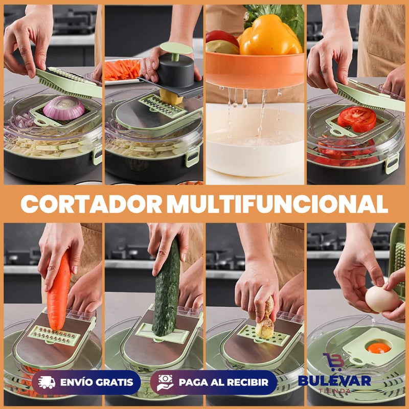 CORTADORA Y PICADORA DE VERDURAS 13 EN 1