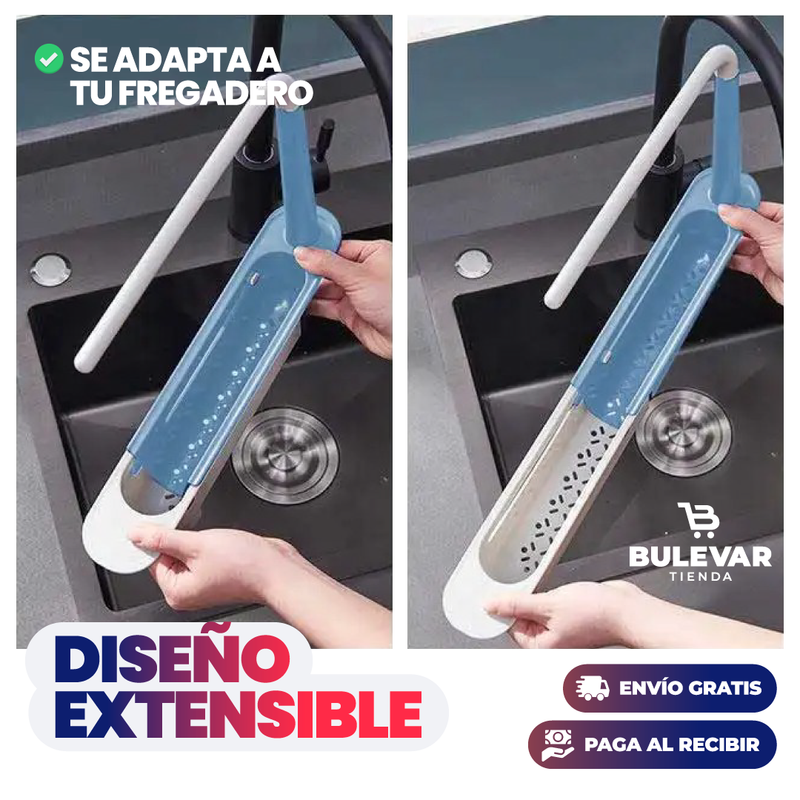 PROMO X2 ESTANTE EXTENSIBLE PARA UTENSILIOS DE LAVAPLATOS