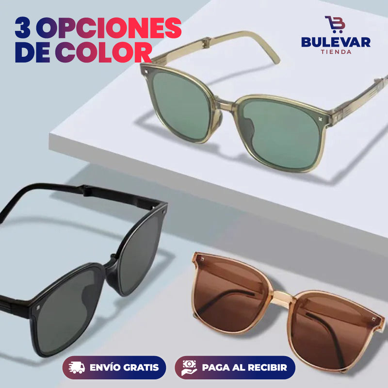 GAFAS DE SOL PLEGABLE RETRO + ESTUCHE GRATIS