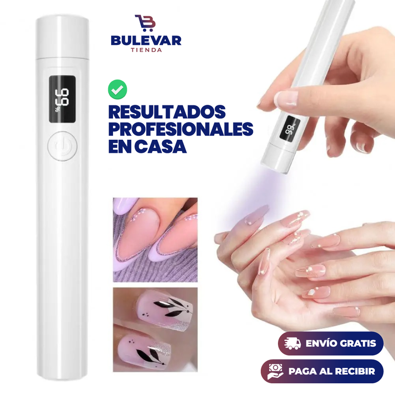 LÁMPARA RECARGABLE UV SECADO DE UÑAS