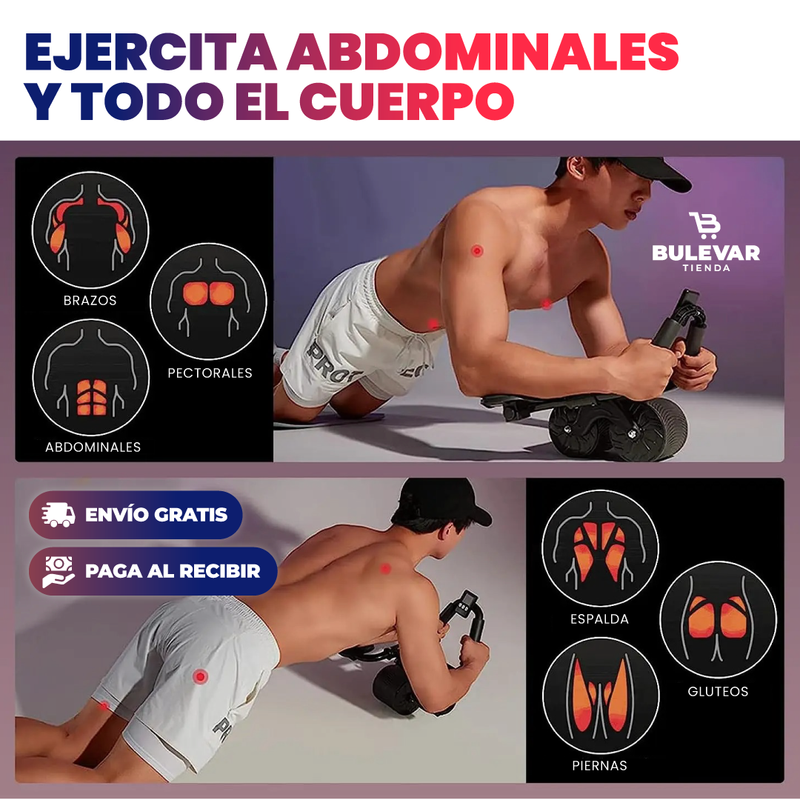 RUEDA ABDOMINAL REBOTE ASISTIDO AUTOMÁTICO