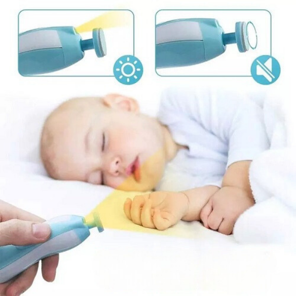 LIMADOR DE UÑAS ELÉCTRICA PARA BEBES Y NIÑOS 👶