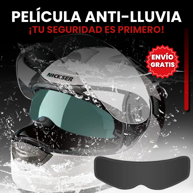 2X1 PELÍCULA ANTI-LLUVIA PARA CASCOS