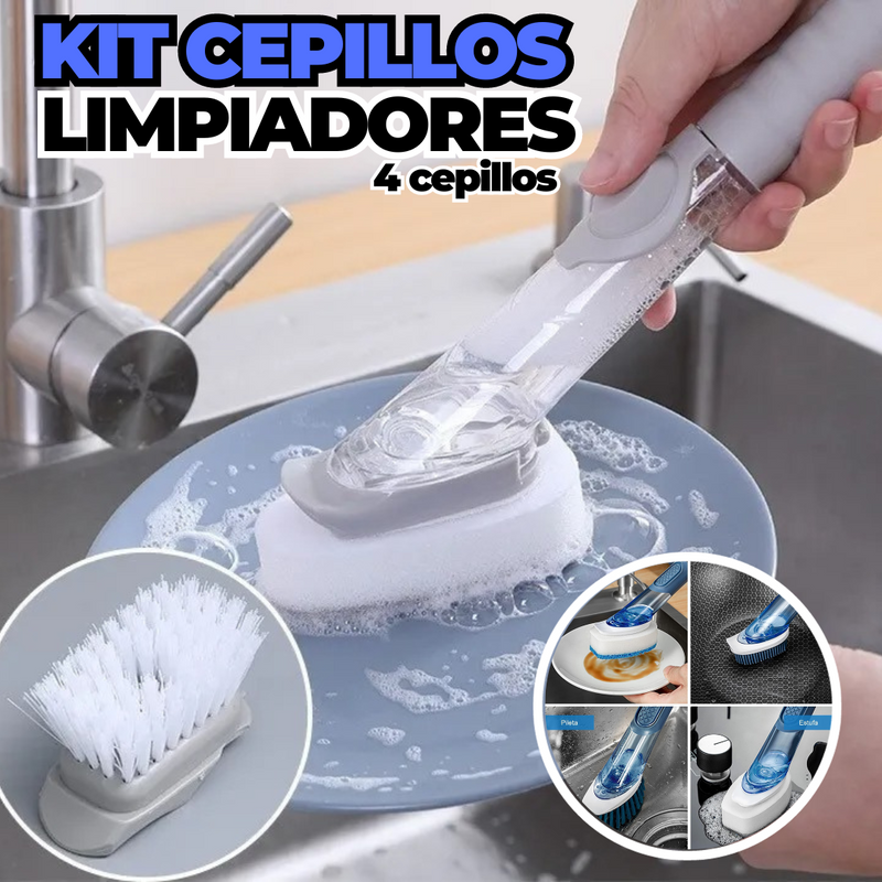 KIT DE CEPILLOS PARA LIMPIEZA