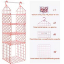 ESTANTERIA DE ALMACENAMIENTO COLGANTE PLEGABLE
