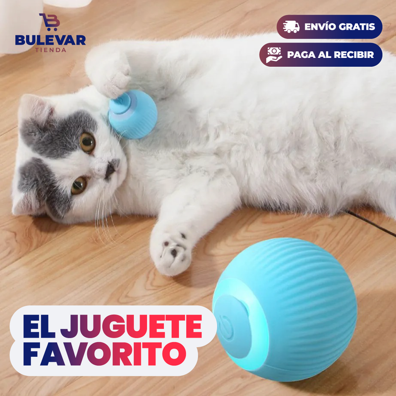 PELOTA INTERACTIVA RECARGABLE PARA GATOS