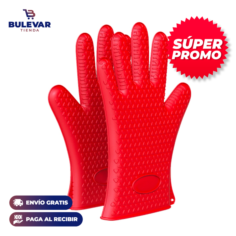 GUANTES DE SILICONA PROTECCIÓN CALOR