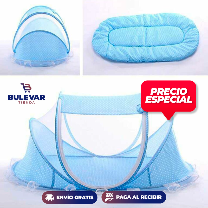 MOSQUITERA PLEGABLE PARA CUNA DE BEBÉS 0 A 3 AÑOS