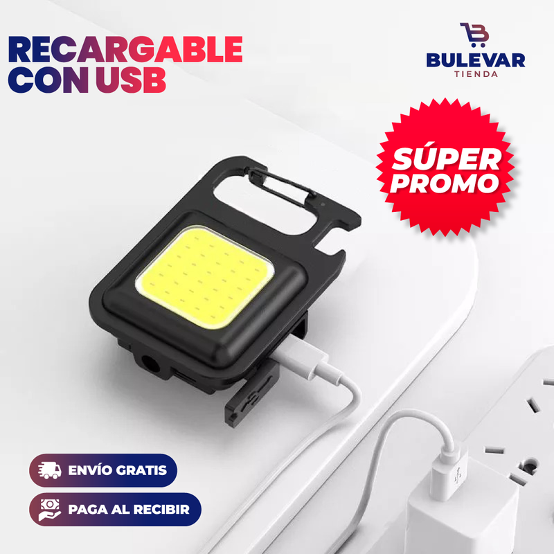 MINI LINTERNA TÁCTICA LED RECARGABLE