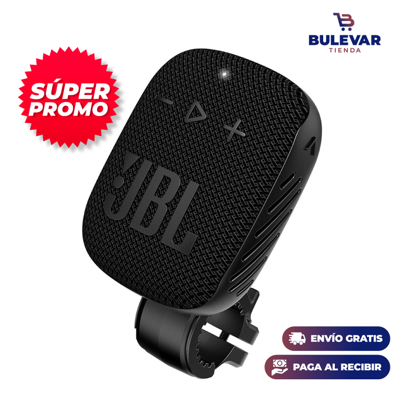 PARLANTE INALÁMBRICO JBL WIND S3 PARA BICICLETAS Y MOTOS