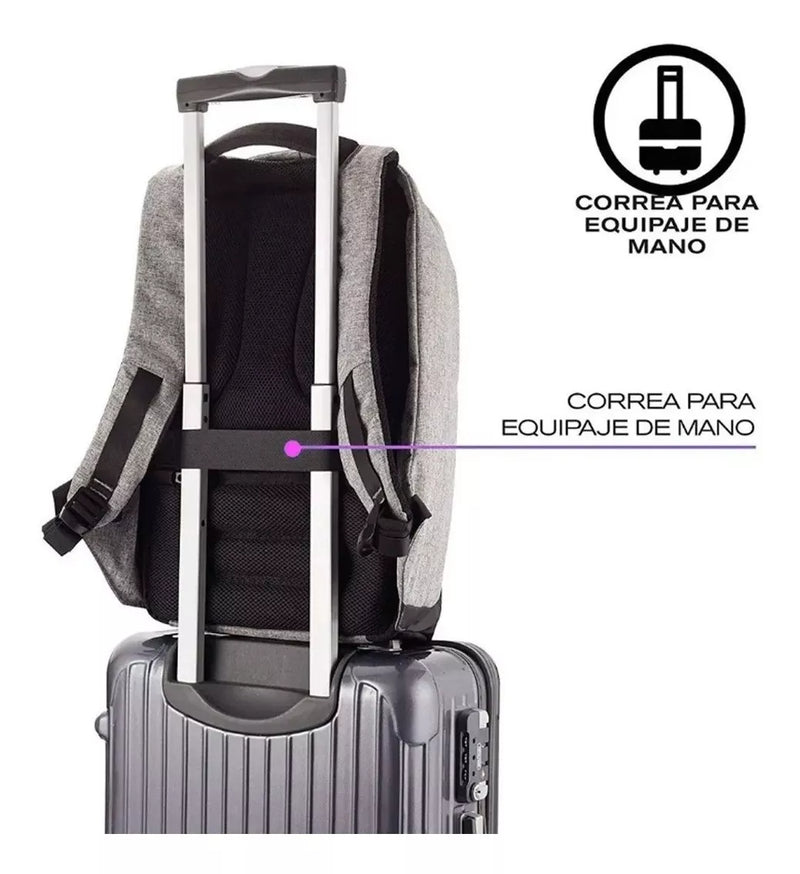 MOCHILA IMPERMEABLE ANTIRROBO