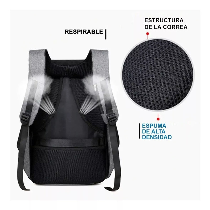 MOCHILA IMPERMEABLE ANTIRROBO