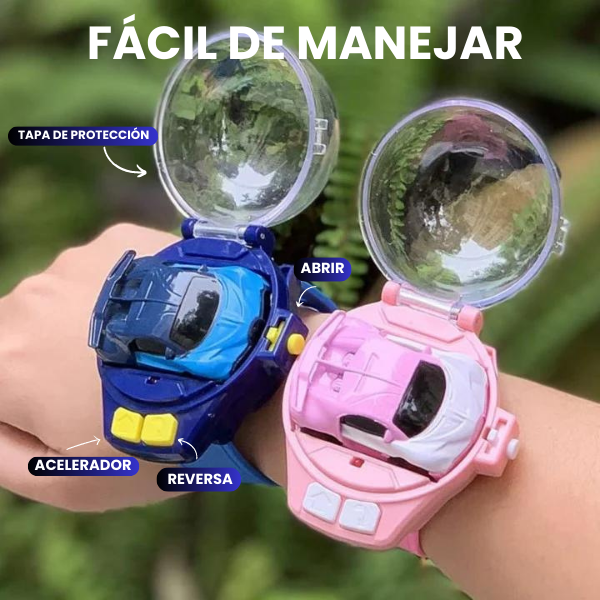 MINI RELOJ CARRO CONTROL REMOTO ELÉCTRICO NIÑOS